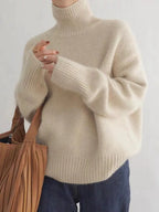 Isabella | Jersey de Cachemira con Cuello Alto