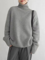 Isabella | Jersey de Cachemira con Cuello Alto