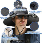 🔥 Nuevo Sombrero Solar Ultraligero GridForce Con Ventilador - Solo Hoy 50% de Descuento