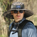 🔥 Nuevo Sombrero Solar Ultraligero GridForce Con Ventilador - Solo Hoy 50% de Descuento