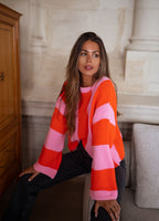 Pauline | Jersey de punto con rayas de colores