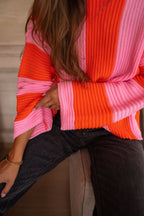 Pauline | Jersey de punto con rayas de colores