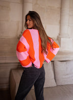 Pauline | Jersey de punto con rayas de colores