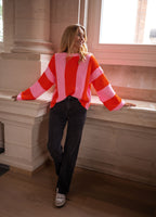 Pauline | Jersey de punto con rayas de colores