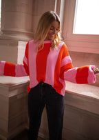 Pauline | Jersey de punto con rayas de colores
