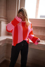 Pauline | Jersey de punto con rayas de colores