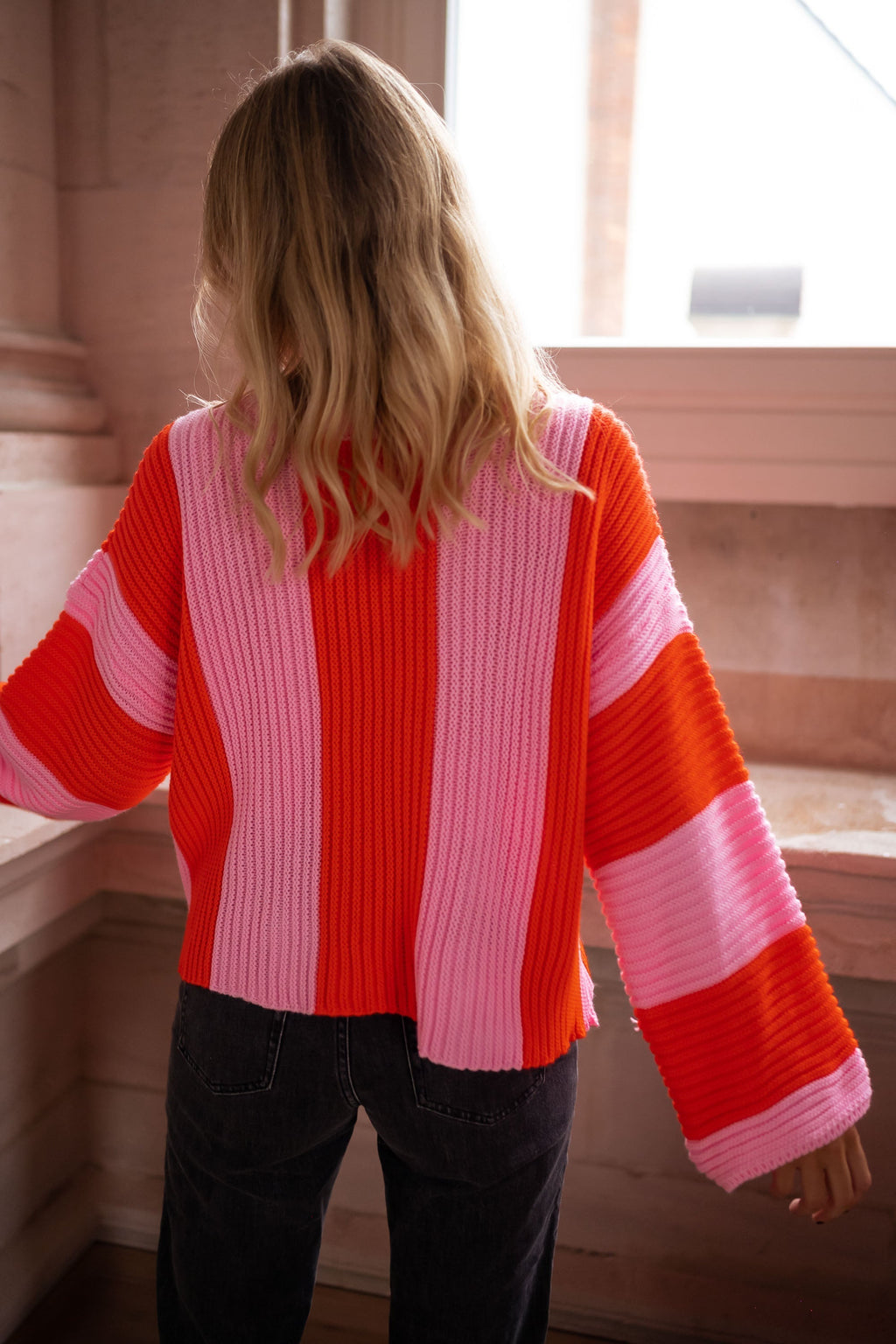 Pauline | Jersey de punto con rayas de colores