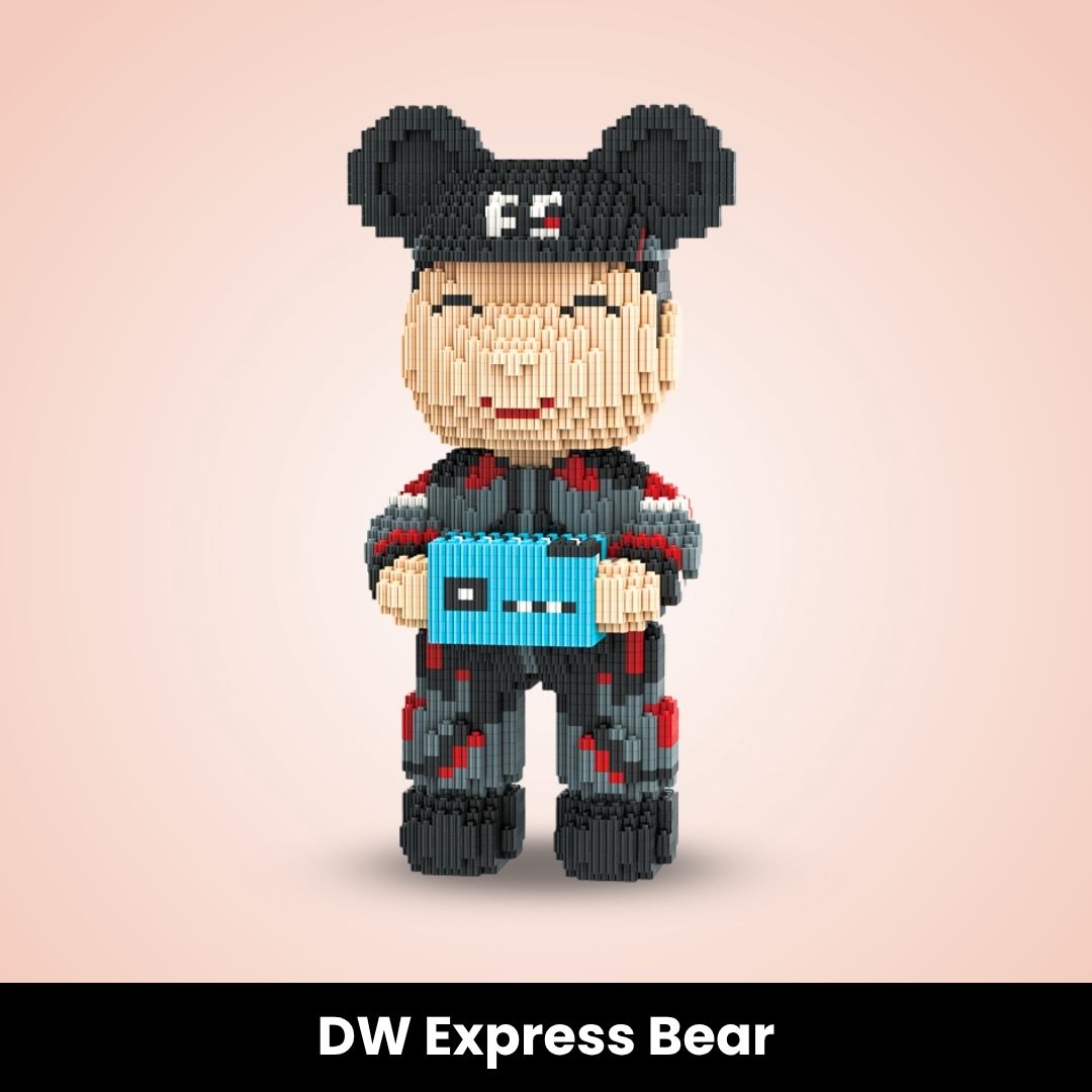 BearBricks™ Construye tu propio Mini Oso (más de 3000 bloques)