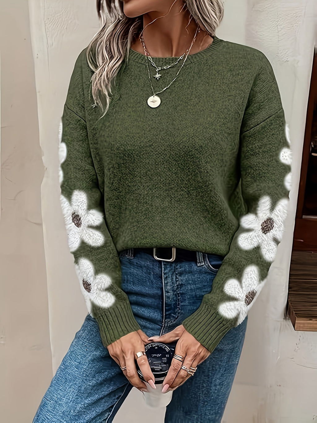 Daisy | Suéter de punto calado