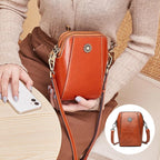 Viena | Bolso de mano mini compacto de color liso