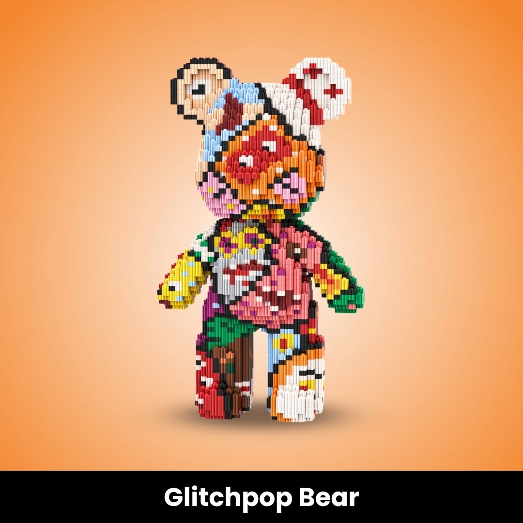 BearBricks™ Construye tu propio Mini Oso (más de 3000 bloques)