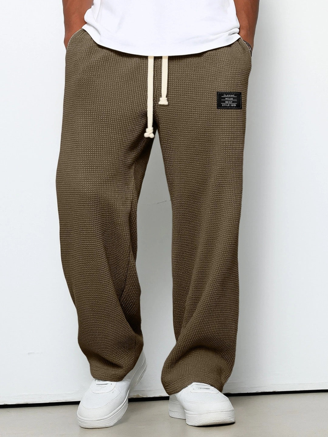 Gerald | Wijde broek met verstelbare tailleband