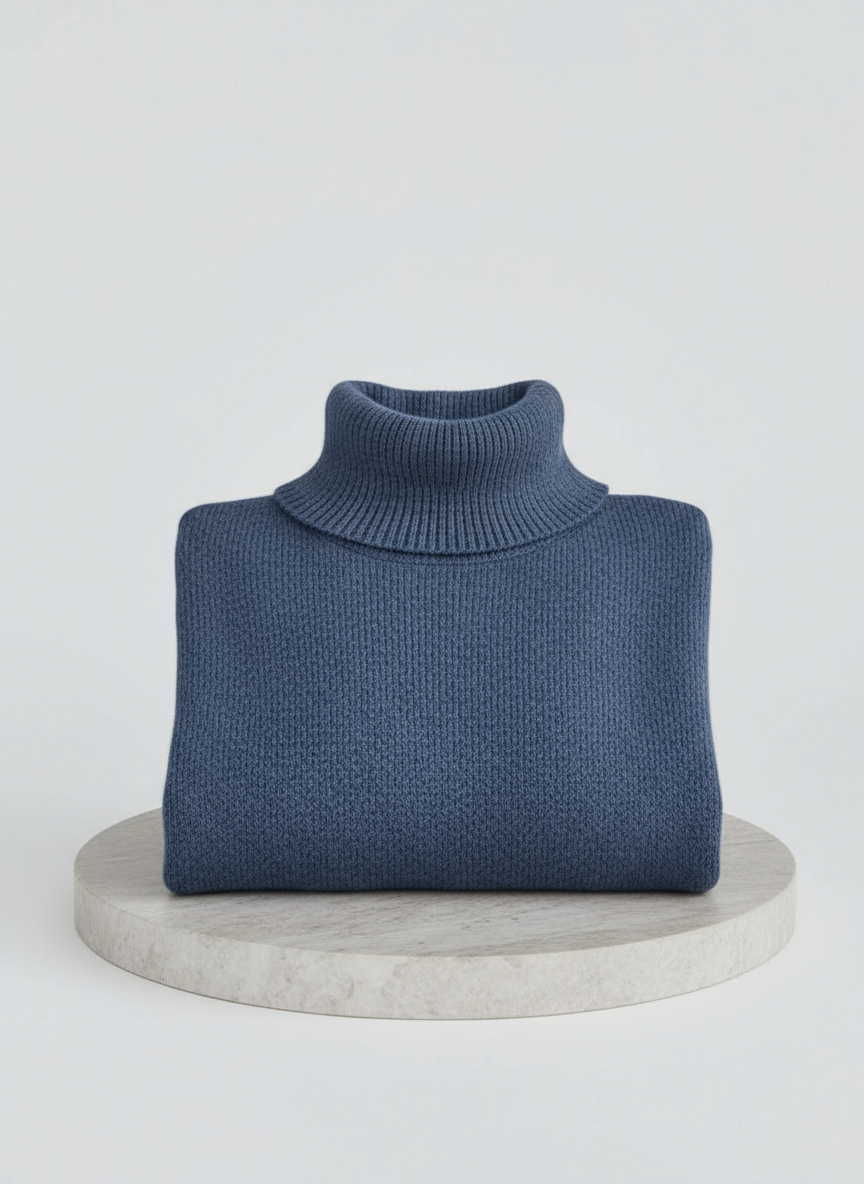 Liv | Jersey de cuello alto largo y elegante