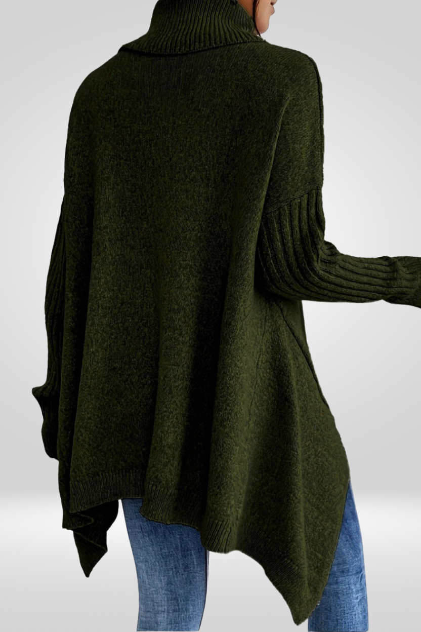 Liv | Jersey de cuello alto largo y elegante