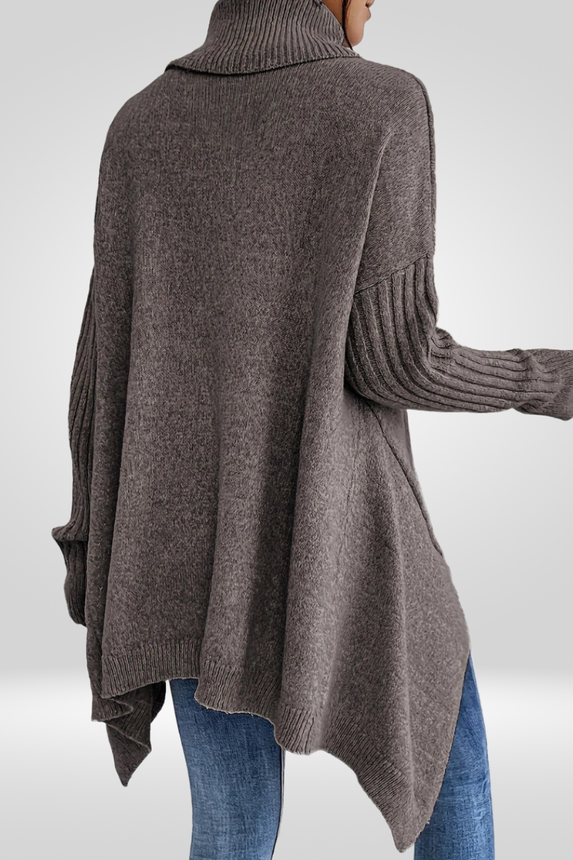 Liv | Jersey de cuello alto largo y elegante