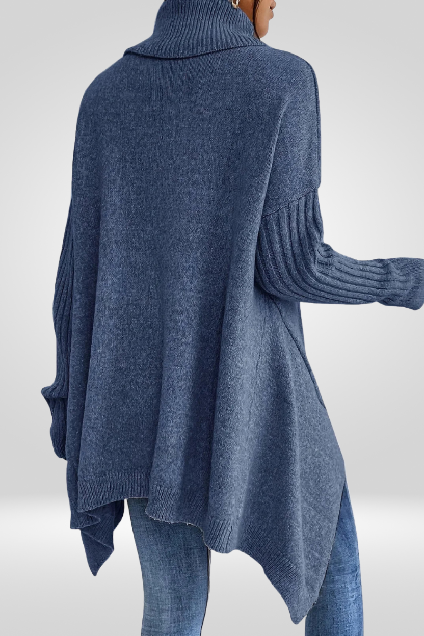 Liv | Jersey de cuello alto largo y elegante