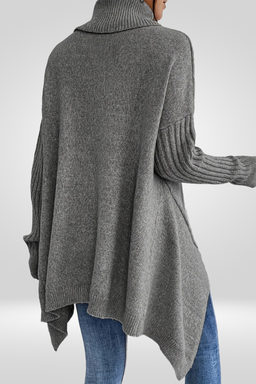 Liv | Jersey de cuello alto largo y elegante