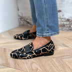 Leonie | Orthopedische Luipaard Moccasins