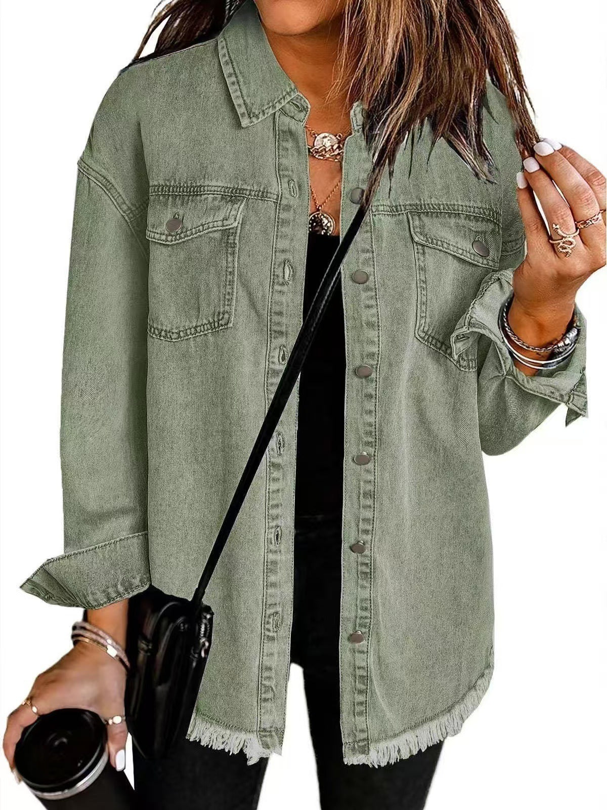 Roxane™ - Chaqueta Vaquera Clásica de Uso Diario