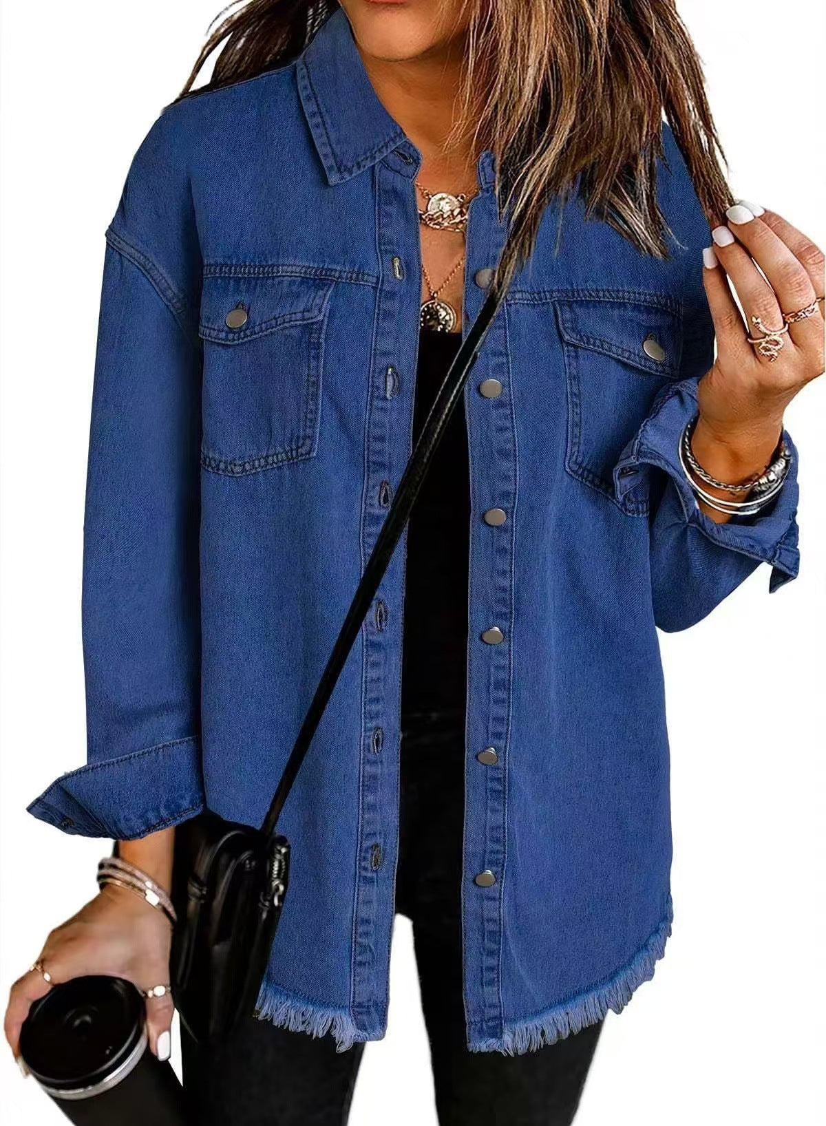 Roxane™ - Chaqueta Vaquera Clásica de Uso Diario