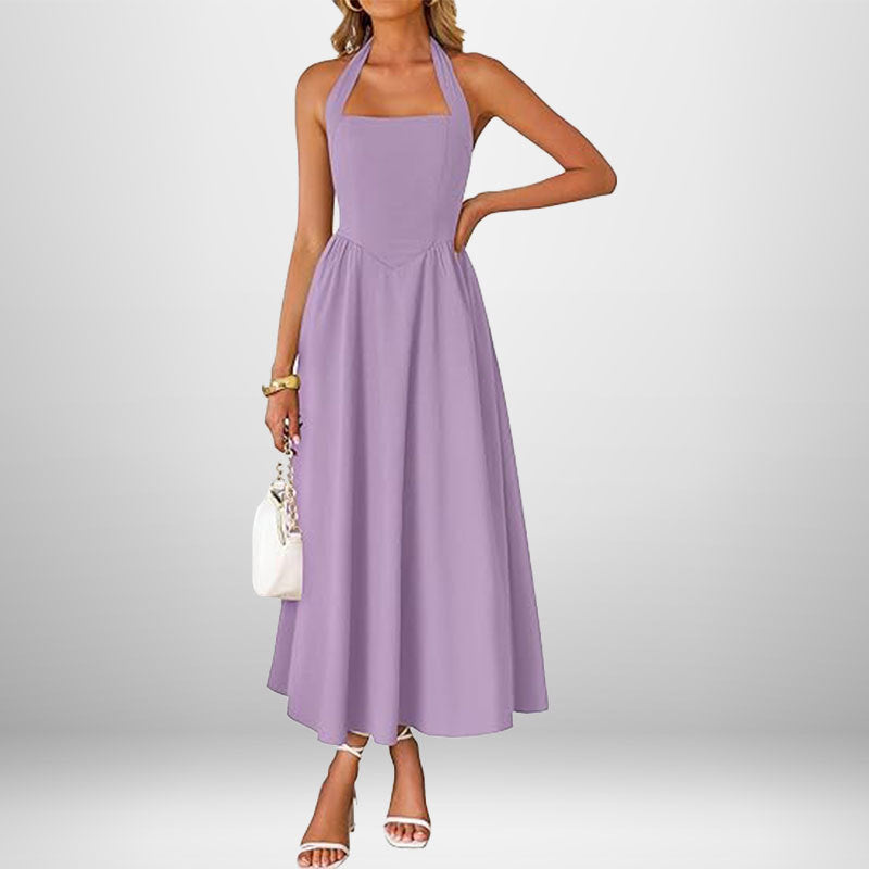 Winslow™ | Vestido sin mangas moderno con cuello halter