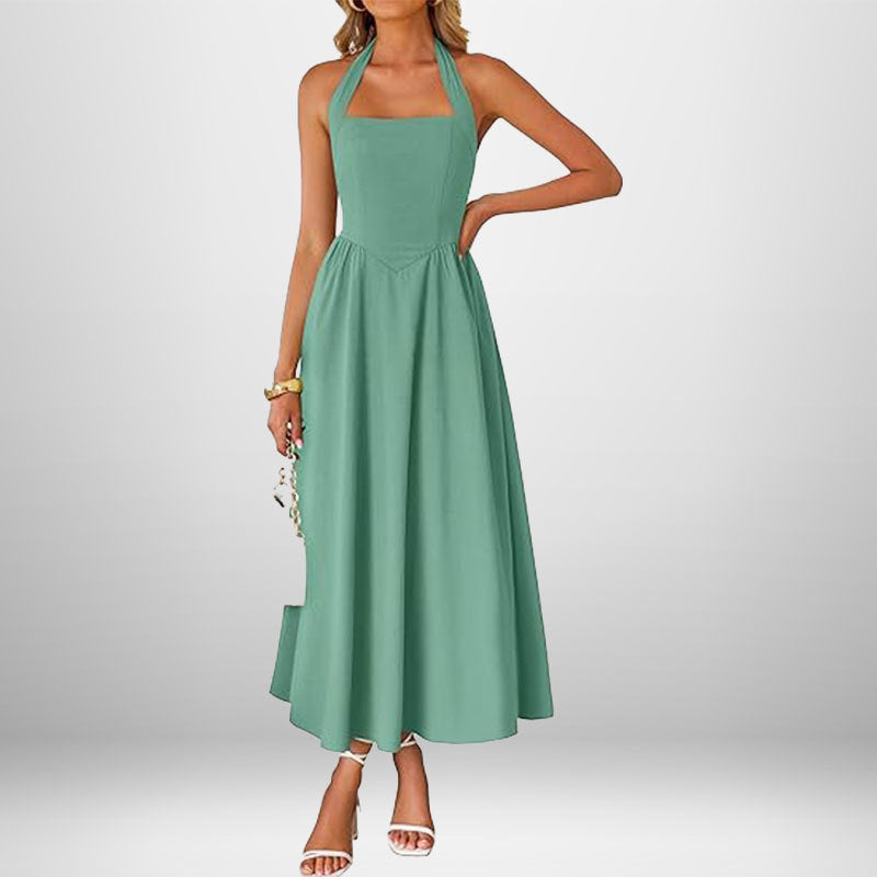 Winslow™ | Vestido sin mangas moderno con cuello halter