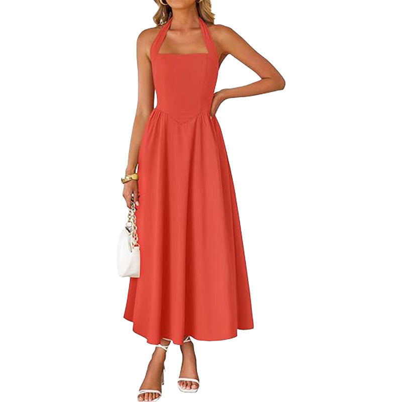 Winslow™ | Vestido sin mangas moderno con cuello halter
