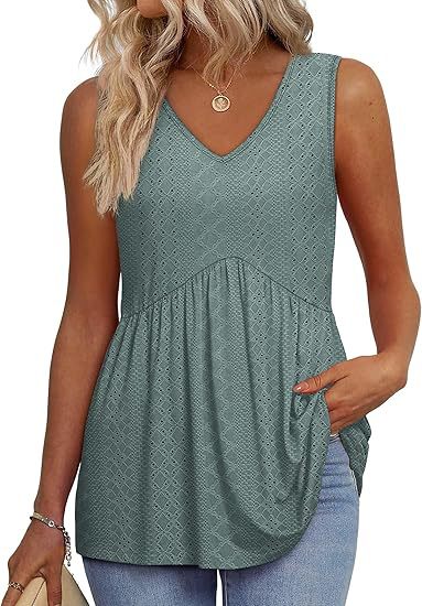 ELIORA™ | Camiseta sin mangas fluida y sin esfuerzo