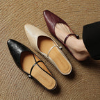 Orella – mules de cuero auténtico