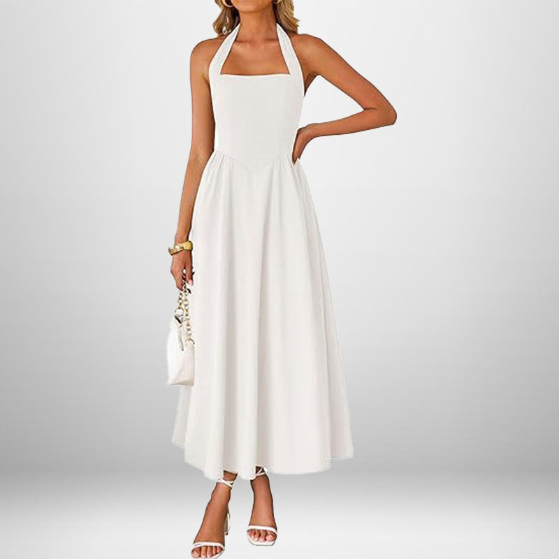 Winslow™ | Vestido sin mangas moderno con cuello halter
