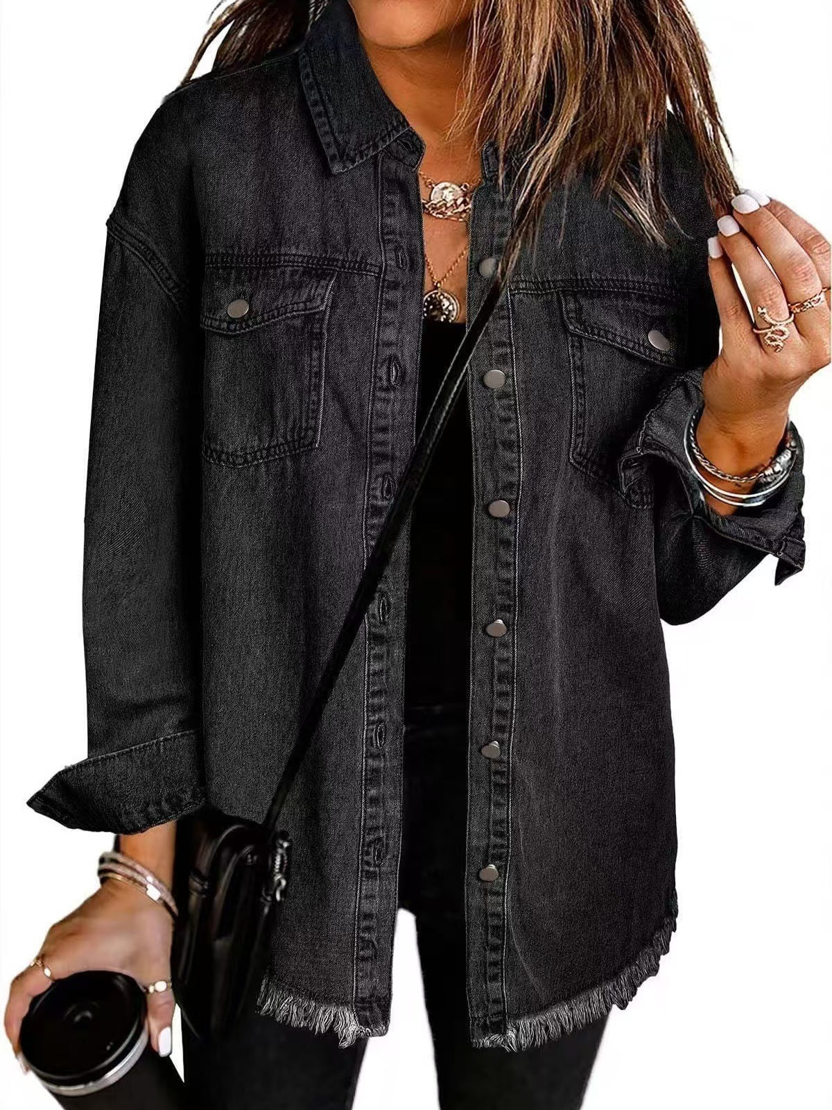 Roxane™ - Chaqueta Vaquera Clásica de Uso Diario