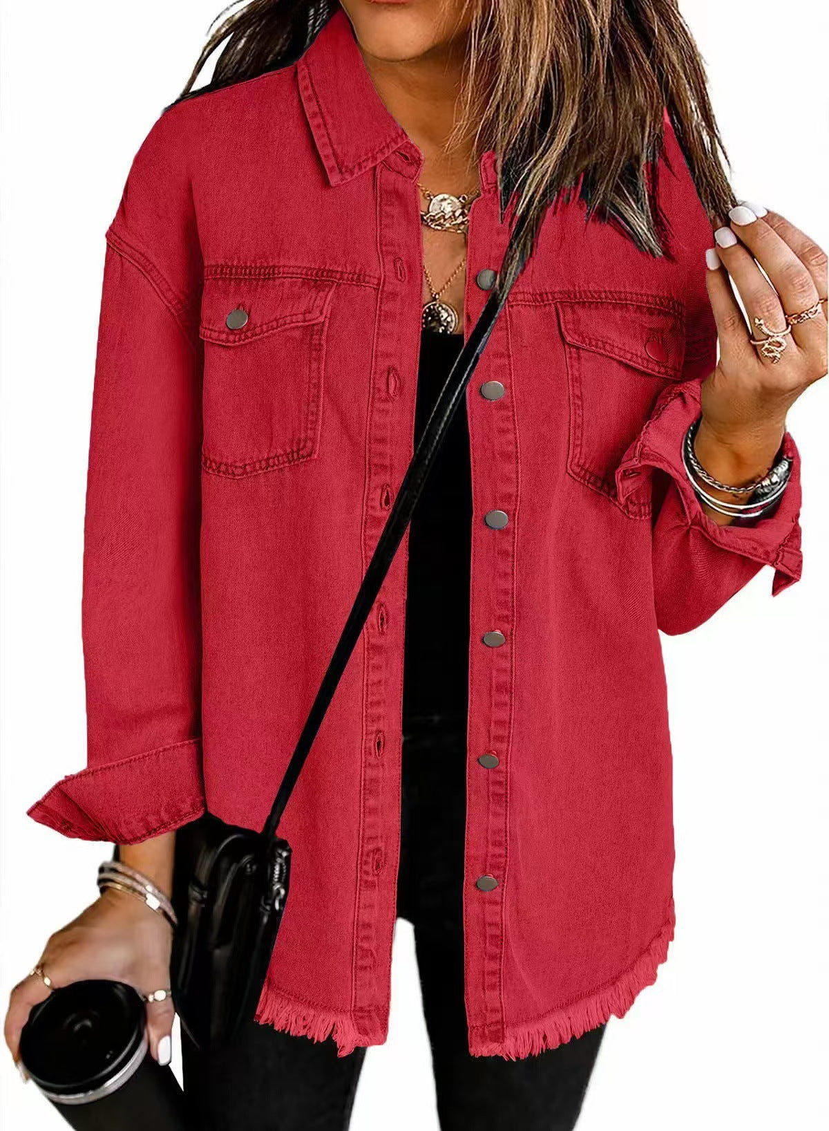 Roxane™ - Chaqueta Vaquera Clásica de Uso Diario