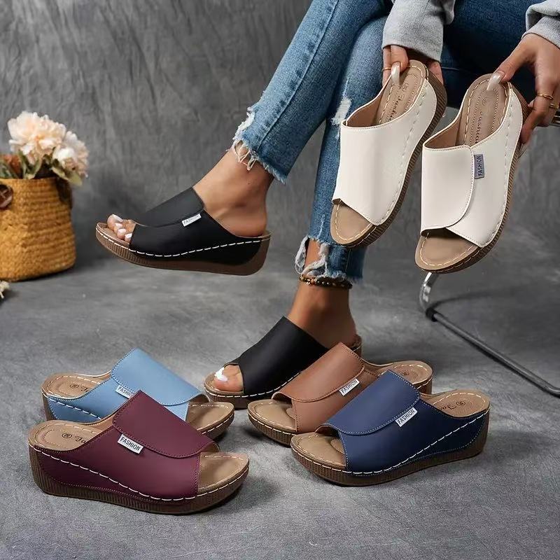 Skyla – Sandalias cómodas de meter