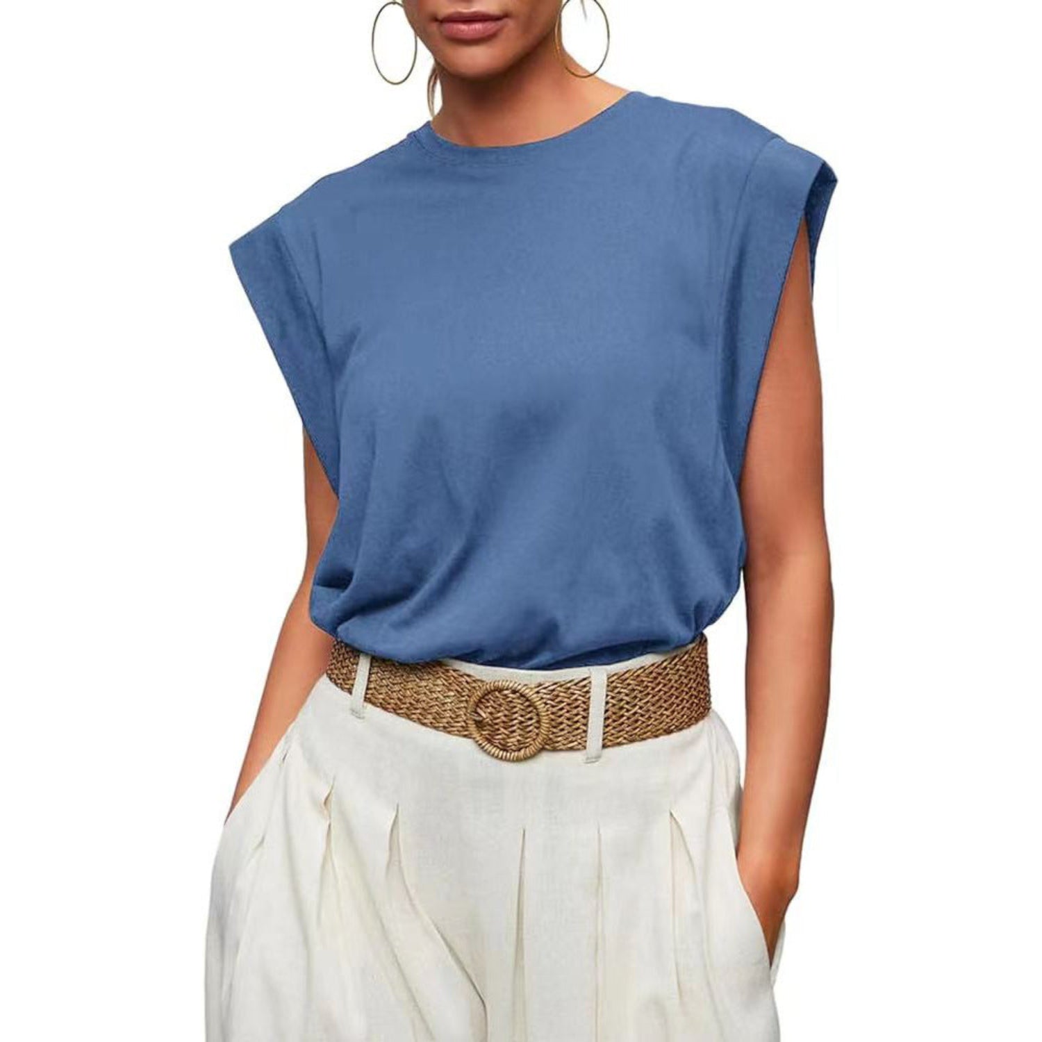 SAMPAGUITA™ | Camiseta veraniega de cuello redondo, cómoda y holgada
