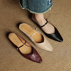 Orella – mules de cuero auténtico