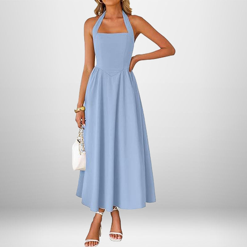 Winslow™ | Vestido sin mangas moderno con cuello halter