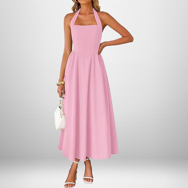 Winslow™ | Vestido sin mangas moderno con cuello halter
