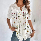 Annelise™ | Blusa Casual Estampada de Encaje para Mujer