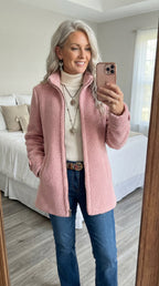 Chaqueta Cassandra con cremallera completa para mujer