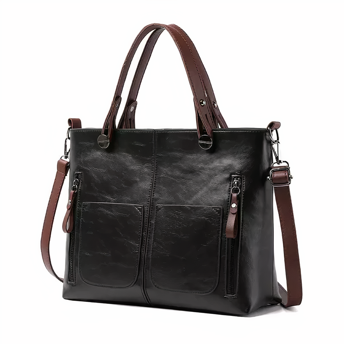 Winslet | Bolso cruzado retro icónico de cuero sintético