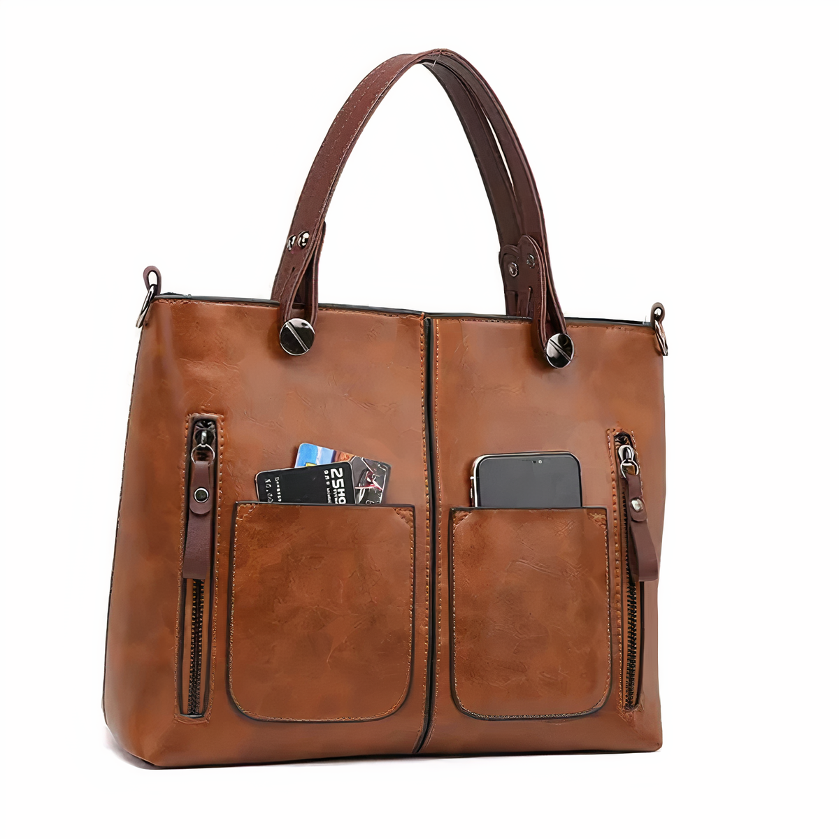 Winslet | Bolso cruzado retro icónico de cuero sintético