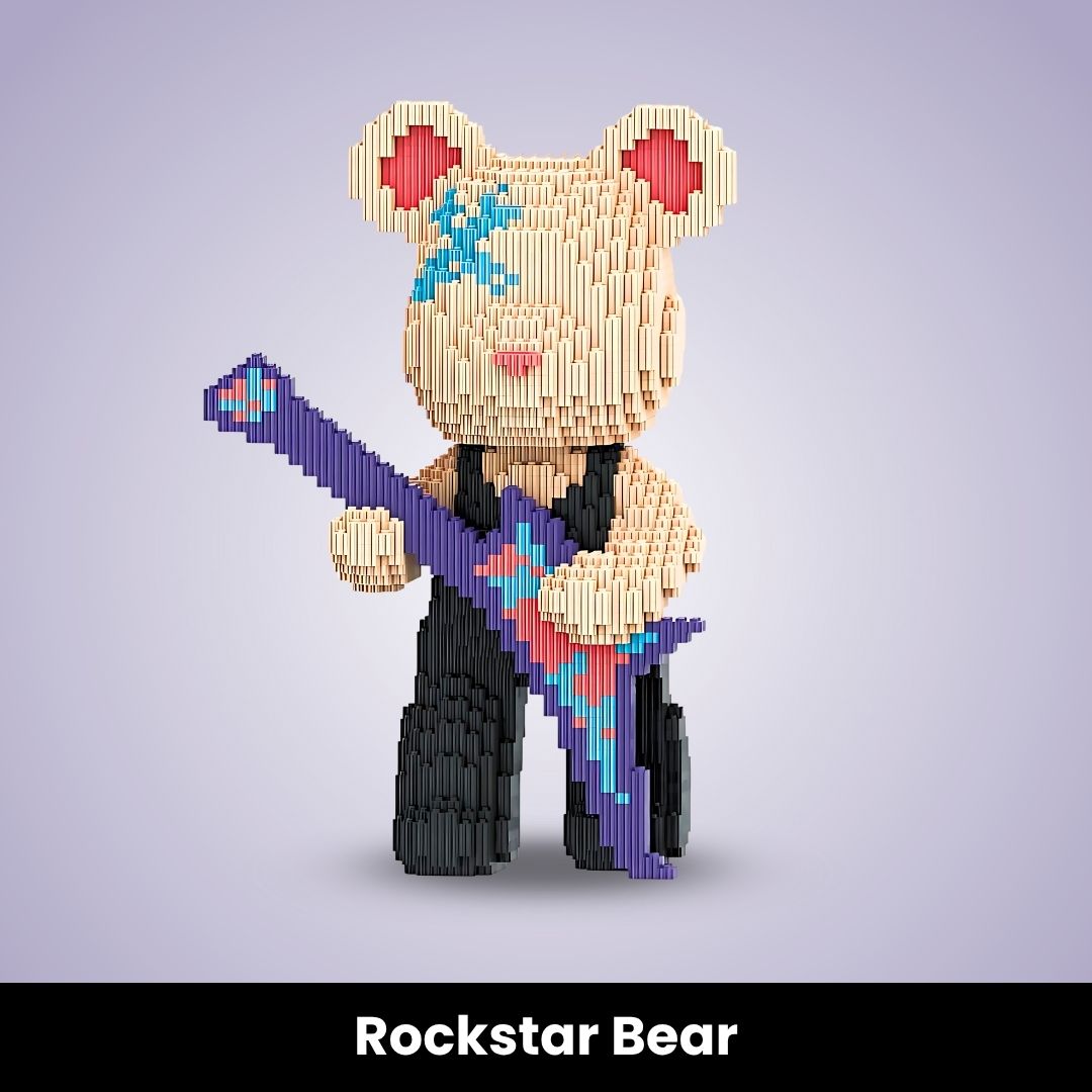BearBricks™ Construye tu propio Mini Oso (más de 3000 bloques)