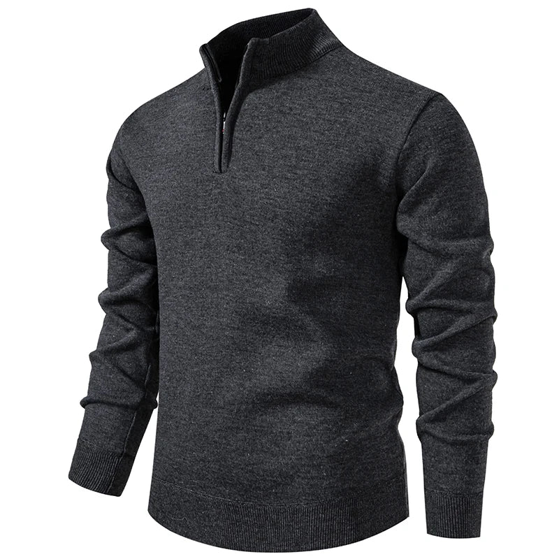 Lars | Jersey Informal con Media Cremallera