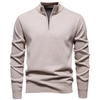 Lars | Jersey Informal con Media Cremallera