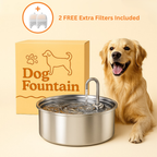 Bebedero para perros + 2 filtros de agua GRATIS