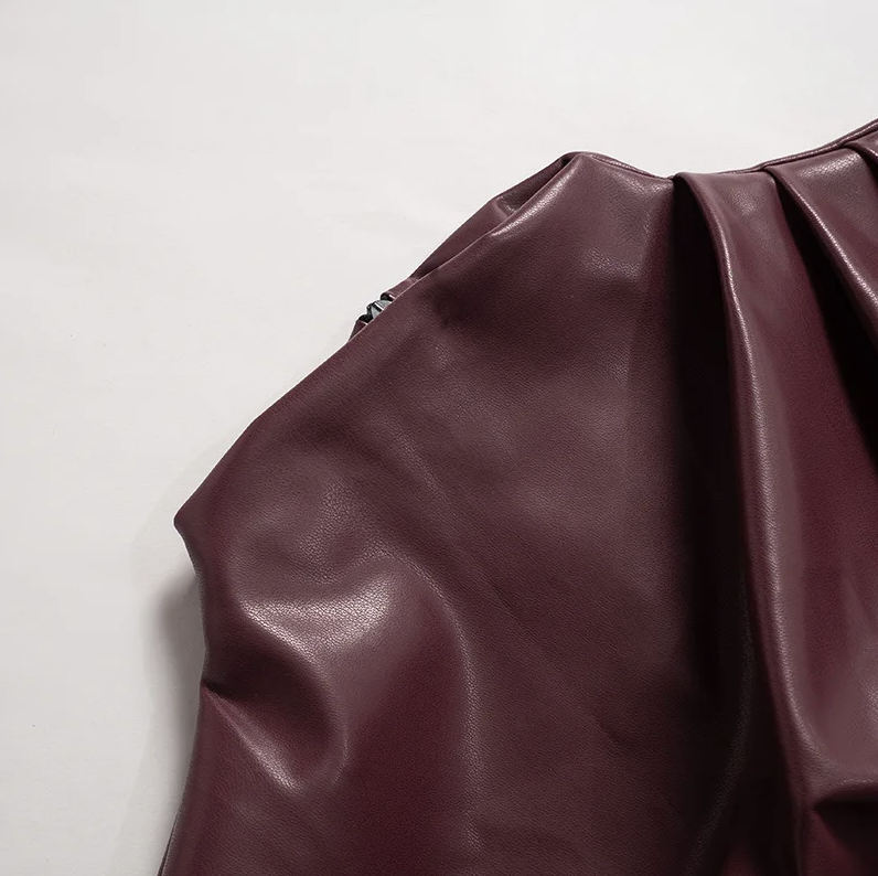 SERAN™ | Top de cuero sintético elegante para mujer