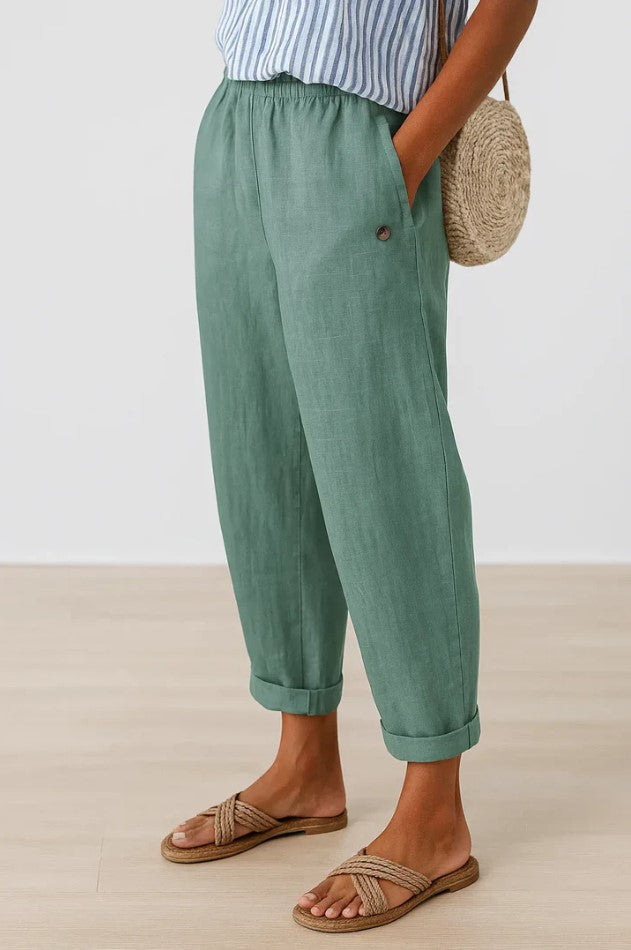 Romina | Pantalones de Lino Atemporales