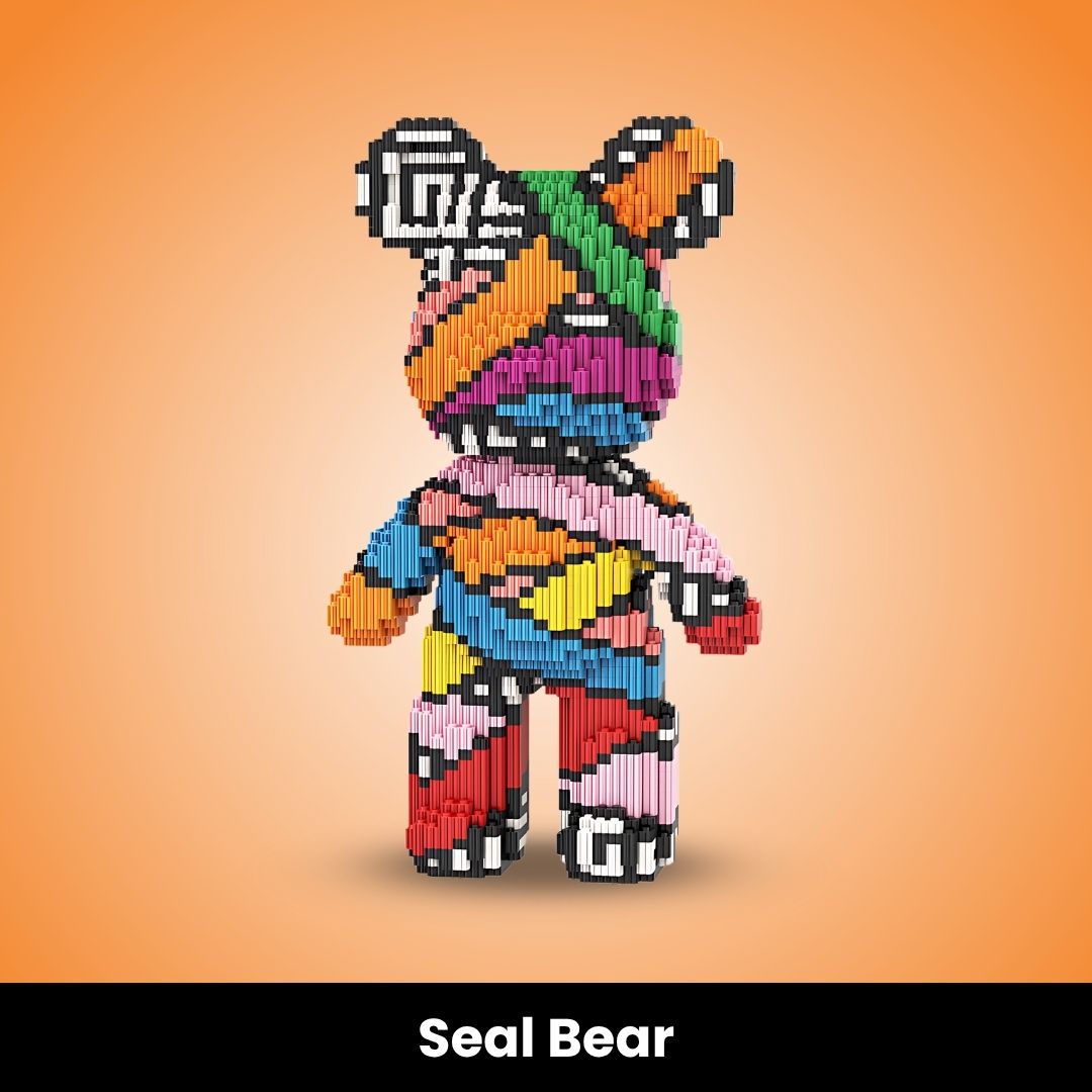 BearBricks™ Construye tu propio Mini Oso (más de 3000 bloques)