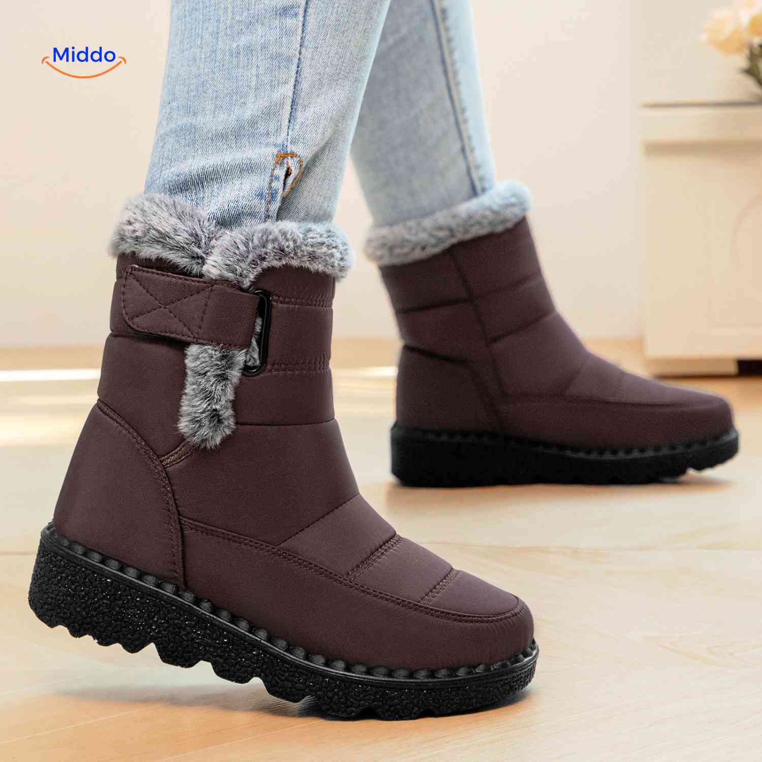Botas de Invierno SnowBoots™ - cálidamente forradas, antideslizantes y repelentes al agua