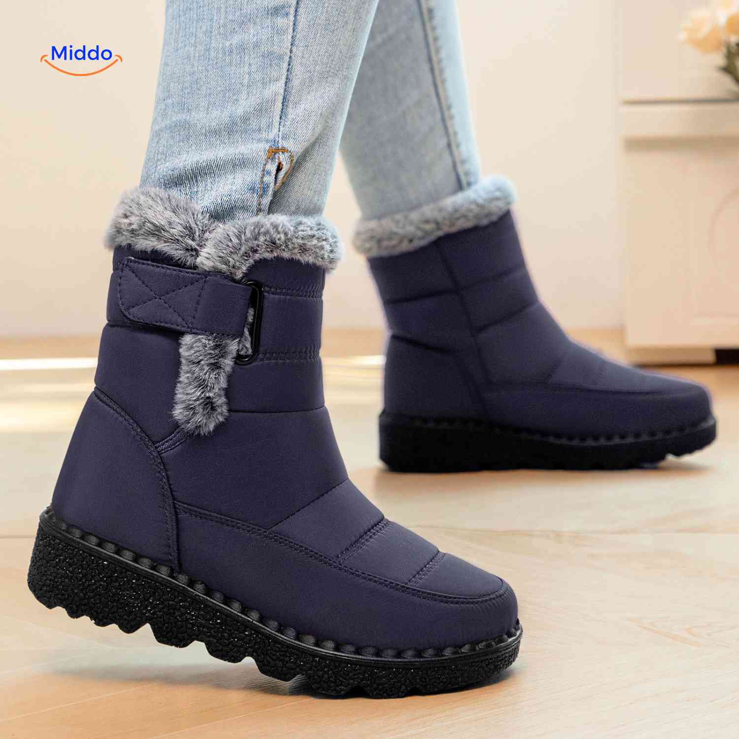 Botas de Invierno SnowBoots™ - cálidamente forradas, antideslizantes y repelentes al agua